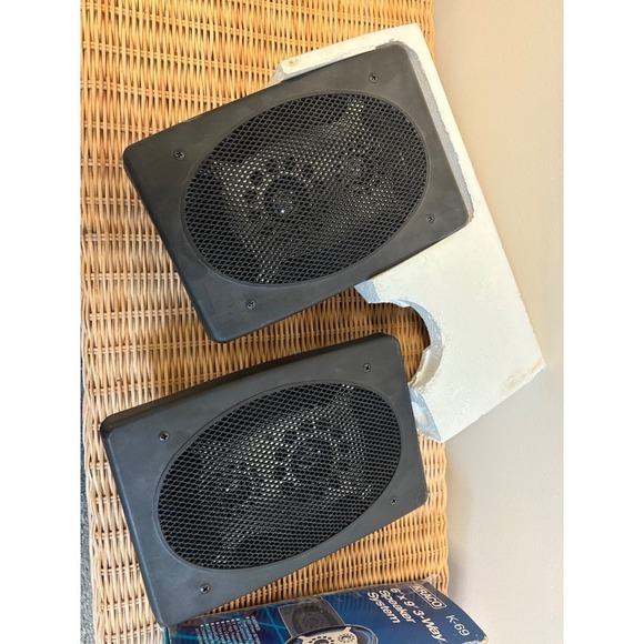 KRACO‎ 6x9" Car Speakers 3-Way System 80 Watts Max Power Vintage - Picture 8 of 11